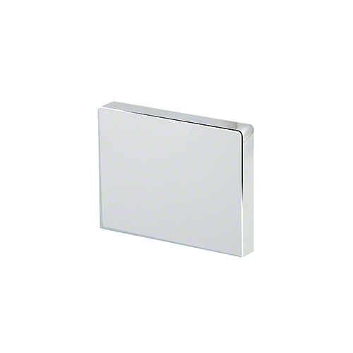 CRL CABS12CH Chrome Square Roller Bracket Cover for Cabo System