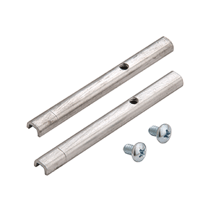 CRL LLS7 Stainless Steel Pivot Bar - 2 Pack With Screws