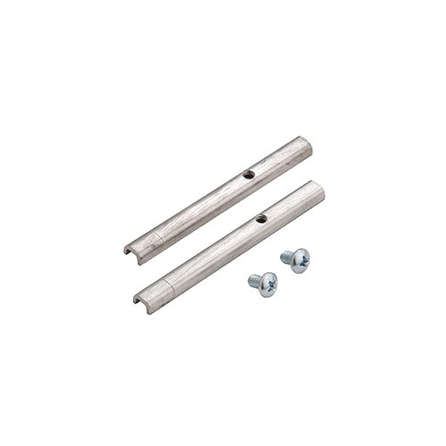 CRL LLS7 Stainless Steel Pivot Bar - 2 Pack With Screws