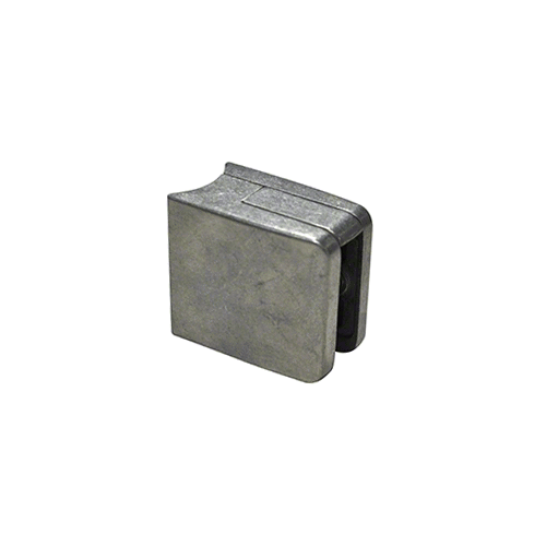 Zinc Square 42.4 mm Radius Back Glass Clamp 55 x 55 mm for Laminated Glass