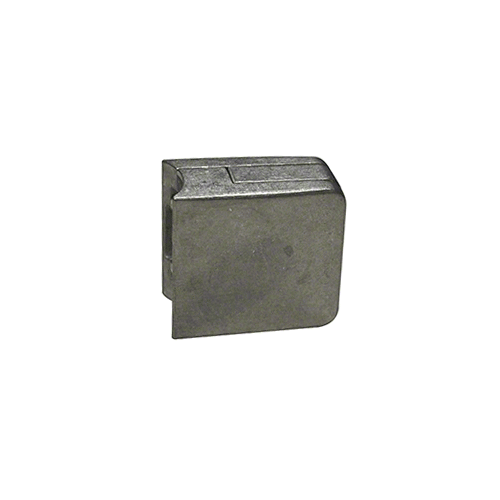 Zinc Square 48.3 mm Radius Back Glass Clamp 55 x 55 mm for Laminated Glass