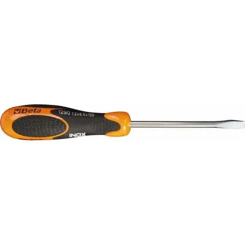 Beta 12900403 Slotted Screwdriver: 5-1/2" OAL, 2" Blade Length