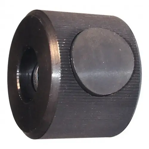 Morton Machine Works KN-706 M6x1.00 Metric Coarse Thread, Black Oxide Finish, Steel Round Knurled Push Button Thumb Nut