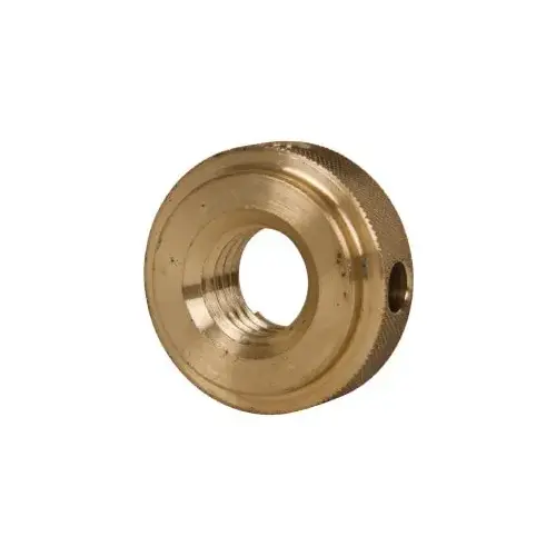 Gibraltar KN-62B-G 5/8-11" UNC Thread, Uncoated, Brass Round Knurled Check Nut