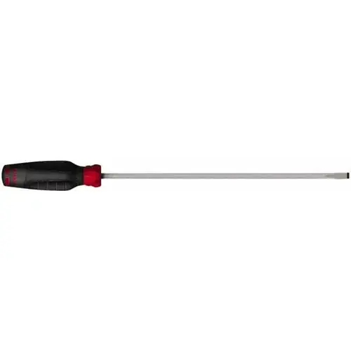 Proto JC31606RF Slotted Screwdriver: 3/16" Width, 10" OAL, 6" Blade Length