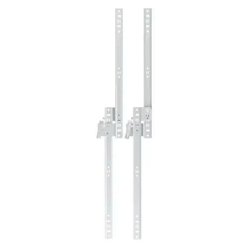 18" L Ball Bearing Side Mount Drawer Slides Less Bracket For kitchen And Cabinet Hardware White