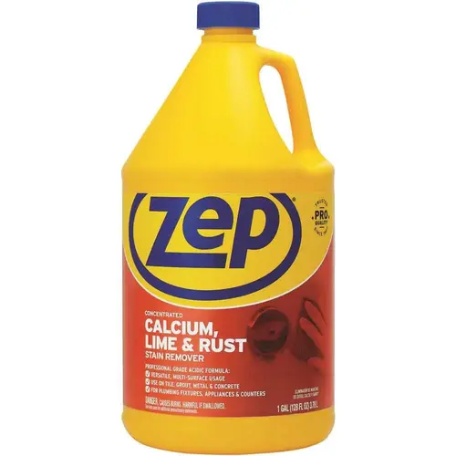 Zep Commercial Calcium, Lime And Rust Stain Remover, 1 Gallon, Case Of 4