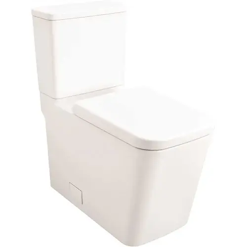 GROHE 39663000 Grohe Eurocube 2-Piece 1.28 GPF Right Hand Lever Right Height Elongated Toilet