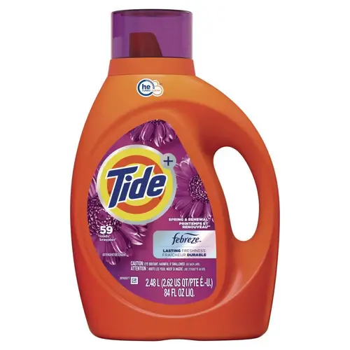 TIDE PGC12237CT Tide Plus Febreze Liquid Laundry Detergent, 92 Oz Bottle, Carton Of 4