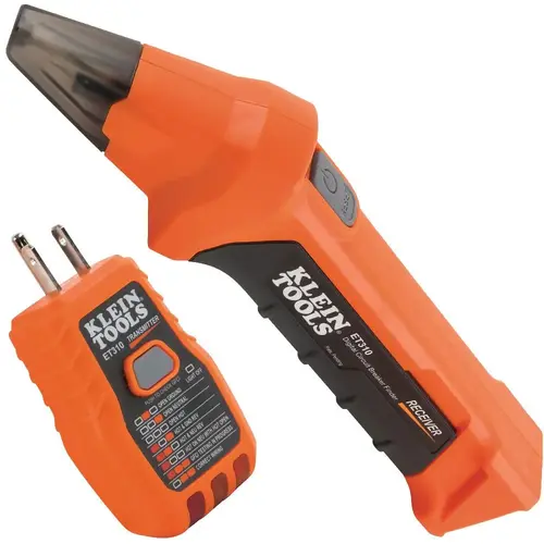 Digital Circuit Breaker Finder with GFCI Outlet Tester Black/Orange