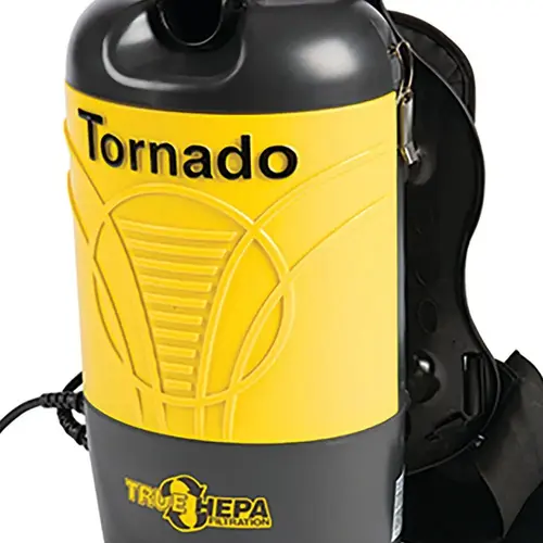 TORNADO 93012B Tornado Pac-Vac 6 Qt Aircomfort Backpack Vacuum