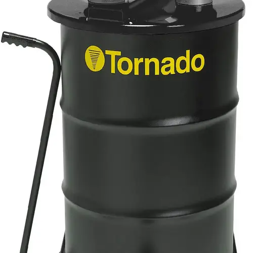 TORNADO 95961 Tornado 55 Gal Black/yellow Pneumatic 2-Head Vacuum Cleaner