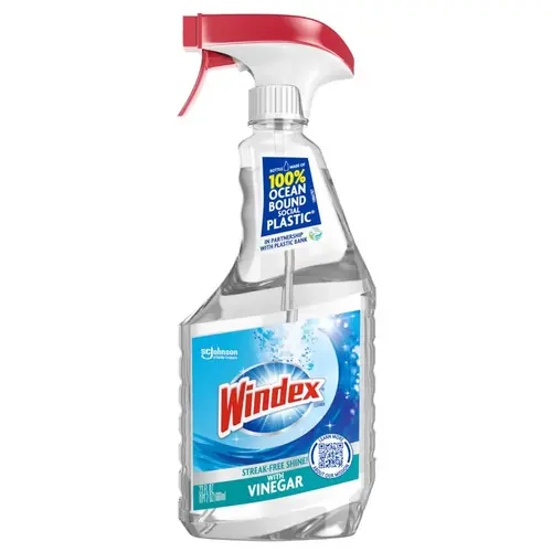 WINDEX SJN312620 Windex Glass-Only Vinegar Cleaner, Fresh Clean Scent, 23 Oz Bottle, Carton Of 8