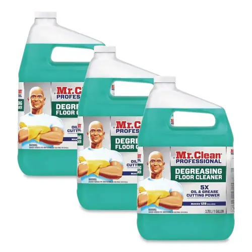 MR. CLEAN PGC19892 Mr. Clean Degreasing Floor Cleaner 1 Gal Bottle Case Of 3