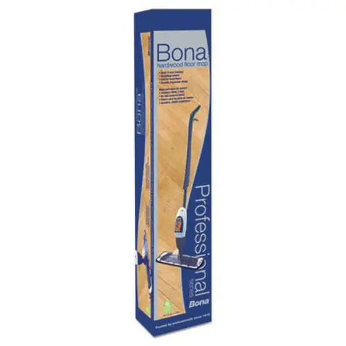 Bona WM710013408 Bona Hardwood Floor Mop, 15" Microfiber Head, 52" Handle, Blue
