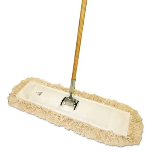 BOARDWALK BWKM365C Boardwalk Cut-End Dust Mop Kit, 36 X 5, 60" Wood Handle, Natural