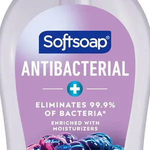 SOFTSOAP CPC44573 Softsoap Antibacterial Hand Soap,white Tea&berry Fusion,pump Bottle, Carton Of 6
