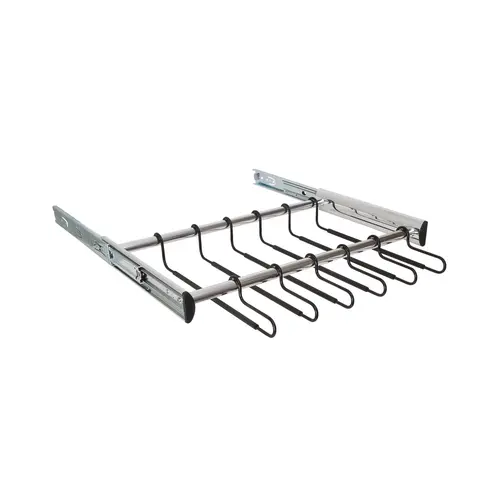 Hanger Pants Rack Pull Out Polished Chrome Finish