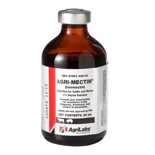 Agri-Mectin Cattle/Swine Injection 50-ML