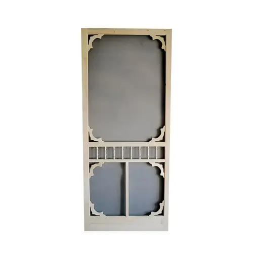 Screen Tight WCOL36 Screen Door, 36 in W, 80 in H, Light Brown