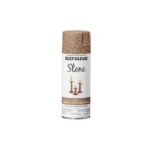 Rust-Oleum 342732 AMERICAN ACCENTS Stone Spray Paint Sienna Stone, Solvent-Like, Sienna Stone, 12 oz, Aerosol Can
