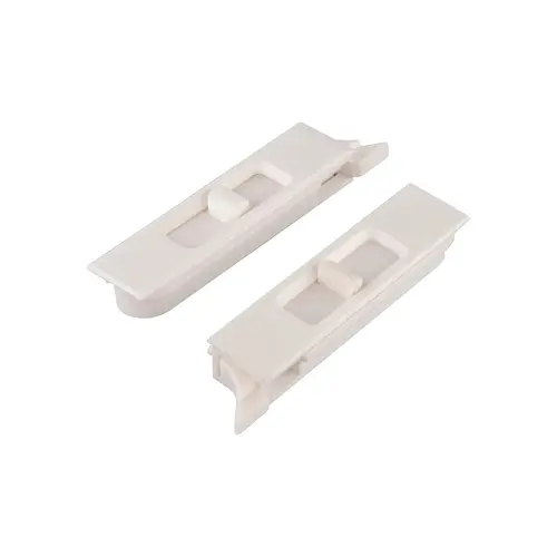 Brixwell 900-19496wa Snap In Tilt Latch Nose Left And Right Hand 3/32" Stile Snap Size 3/8" Nose Size White Finish