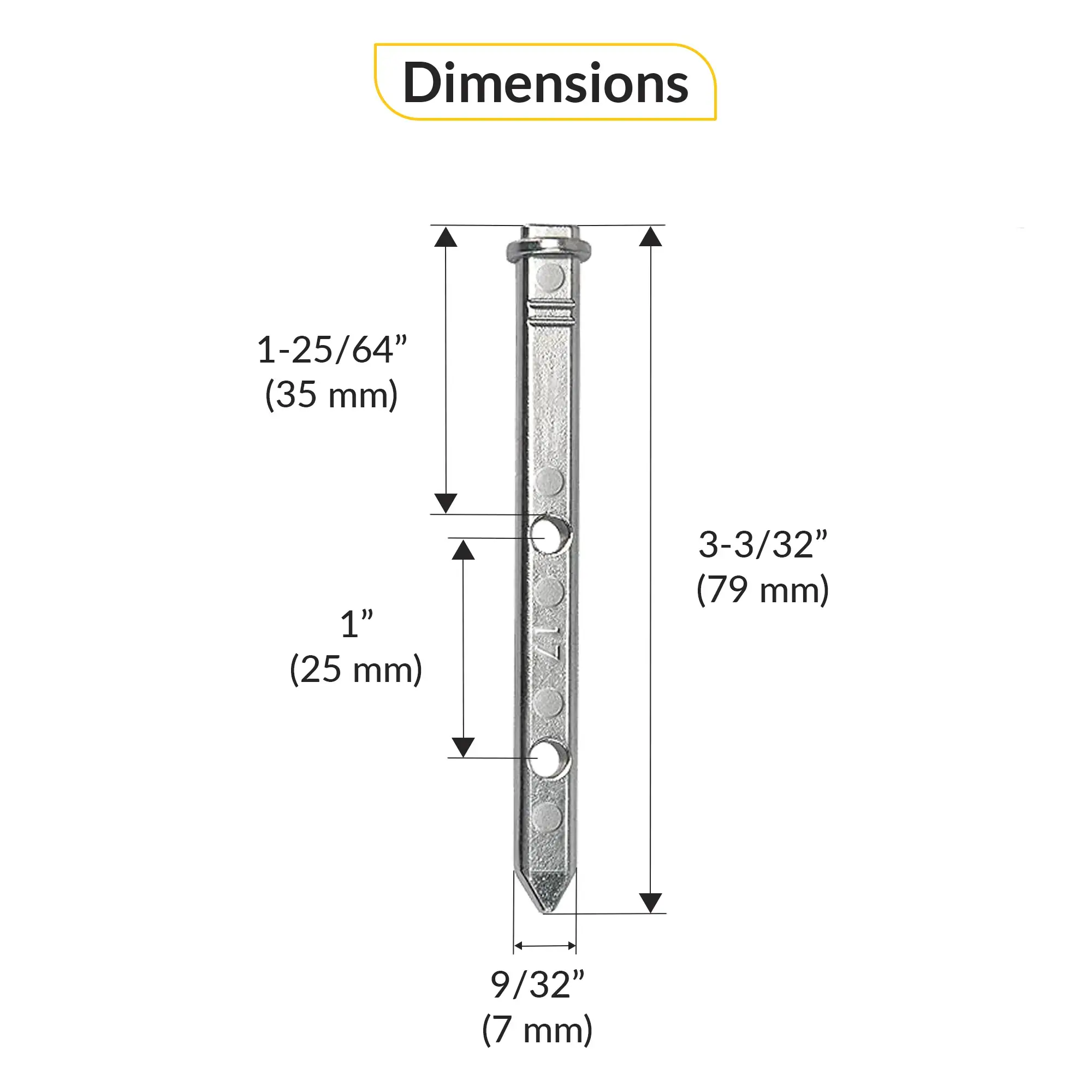 Brixwell 900-21355-XCP5 Zinc Die Cast Pivot Bar 85 Series 3