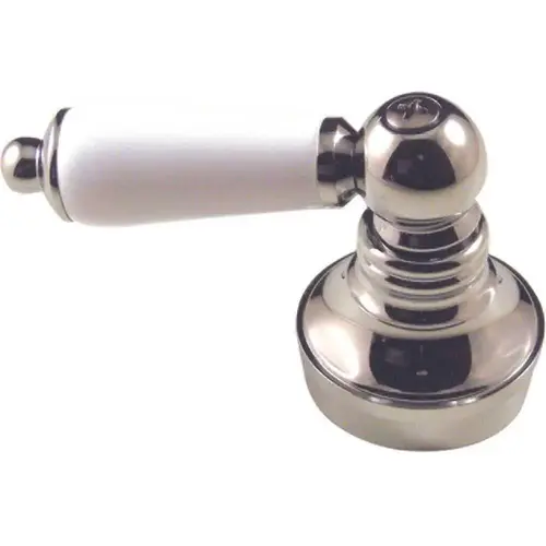 Danco Universal Lever Handle In Chrome With White Tip