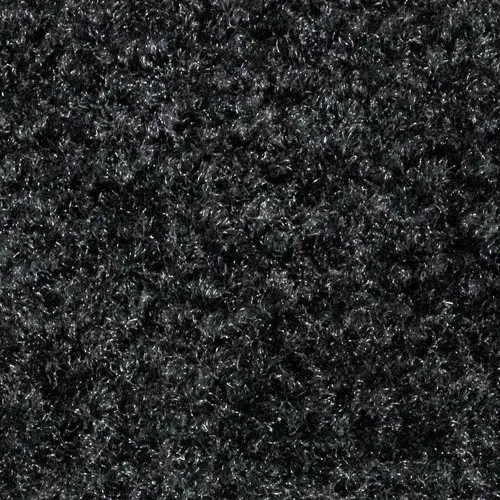 M+A Matting 1806635190 M+a Matting Classic Plush Mat Black 3 ft X 5 ft Smooth Backing