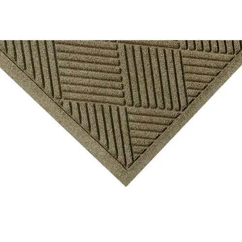 M+A Matting 2215023170 M+a Matting Waterhog Diamond Fashion Mat Camel 2 ftX3 ft Smooth Backing