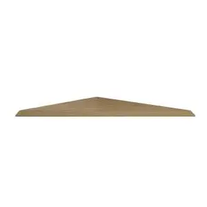 Shelf-Made EZC-17/1-OK Instant Corner Wood Shelf Kit Oak