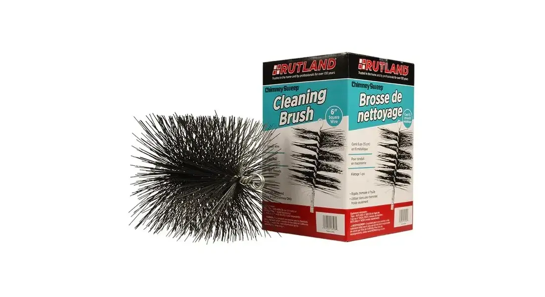 RUTLAND 6" Chimney Sweep Square Cleaning Wire Brush