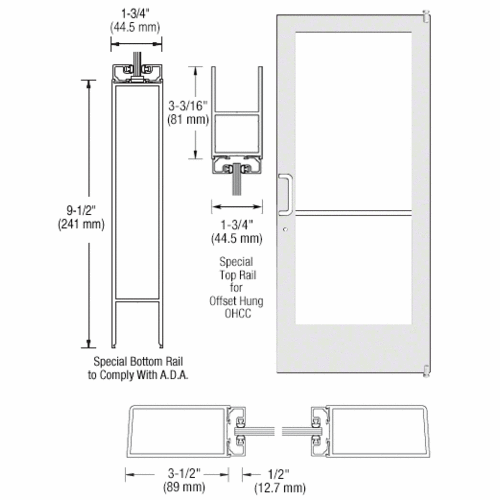 Series 400 Offset Pivot Medium Stile Entrance Doors