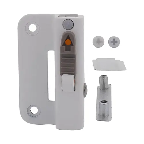 Brixwell 50-1353-MBW-RH Rh Angel Ventlock Dual Action white Reverse Retro Fit 1/8 To 3/16 Frame To Sash
