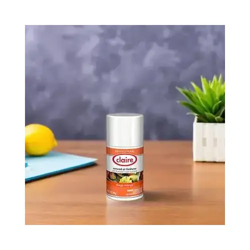CLAIRE CL116 Claire Air Freshener Mega Mango Aerosol 7 FLOZ Metered Refill - pack of 12