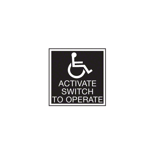 Norton LE0679 Power Operator Door Sign Set