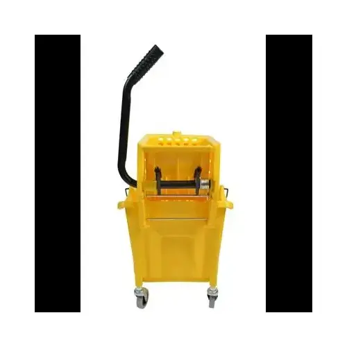 Mop Bucket With Wringer Yellow