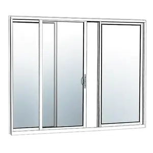 CRL-U.S. Aluminum HS332BBK52 White KYNAR Paint OXO Sliding