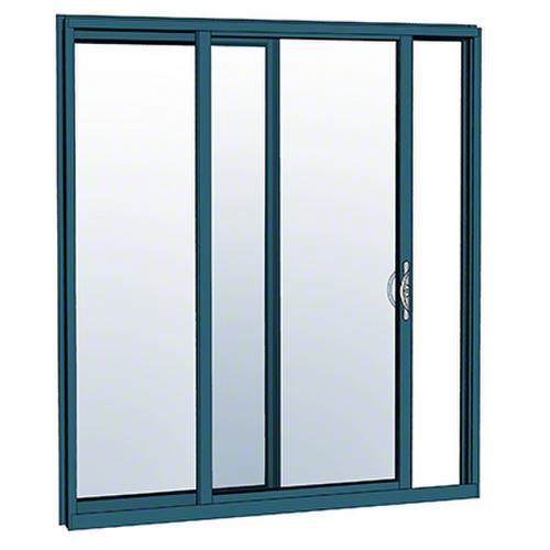 OX Sliding Door Thermally Broken Fin Frame Unglazed KD Kit With Screen Custom Painted