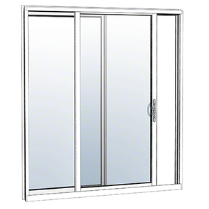 Crl U S Aluminum Hs322fbk52 White Kynar Paint Ox Sliding