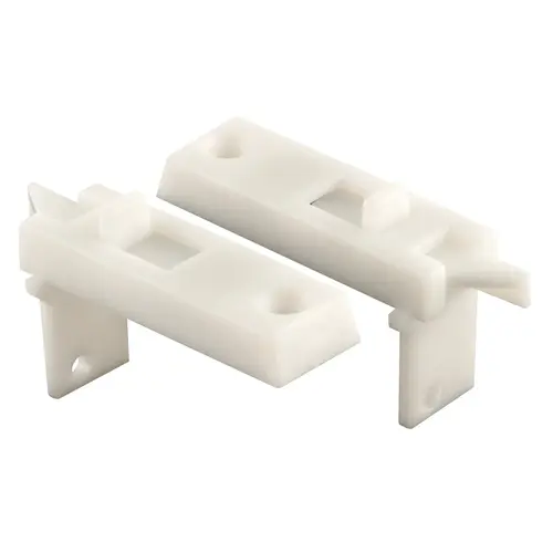 Window Tilt Latch White Plastic 3/4" W X 2-1/4" L White Pair