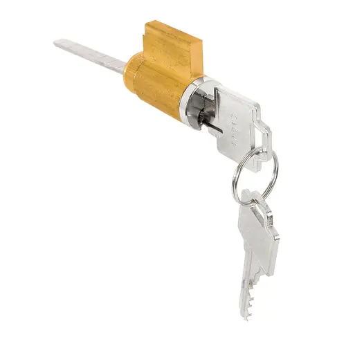 Cylinder Lock, 1-7/8 in. Tailpiece, Fits Weiser, Kwikset and Weslock with 2 Keys Brass