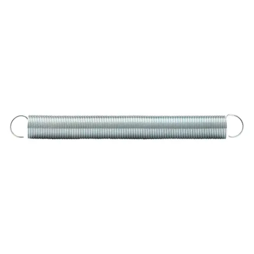 Extension Spring, Spring Steel Construction, Nickel-Plated Finish, 0.062 GA x 7/8 in. x 8-1/2 in., Single Loop Open, (1-Pack)