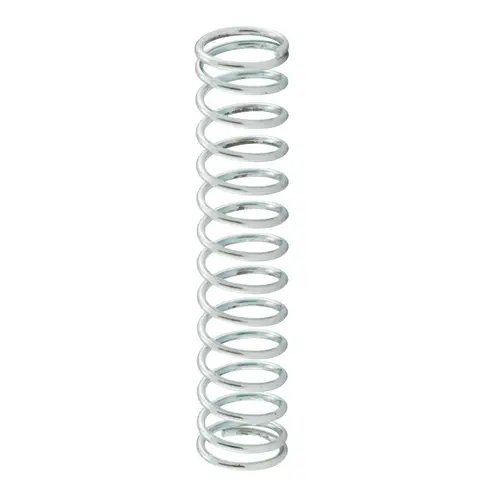 Compression Spring, Spring Steel Construction, Nickel-Plated Finish, 0.025 GA x 9/32 in. x 1-3/8 in. (4 Pack)