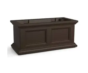 Mayne 4828-ES Fensterkasten-Halterungen, 2 Stück, Espresso – Dekorative Halterungen Für Nantucket Blumenkästen