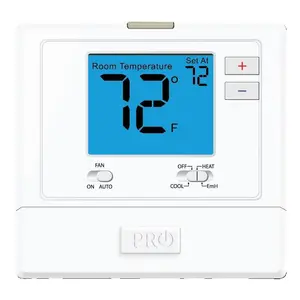 PRO1 T721 Pro1 Iaq White Touchscreen Heat Pump Non-Programmable Thermostat