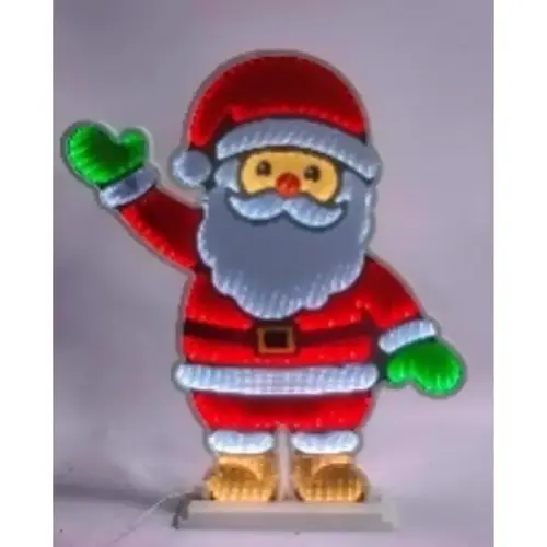 Celebrations 22-09000A Yard Decor LED Infinity Santa 30