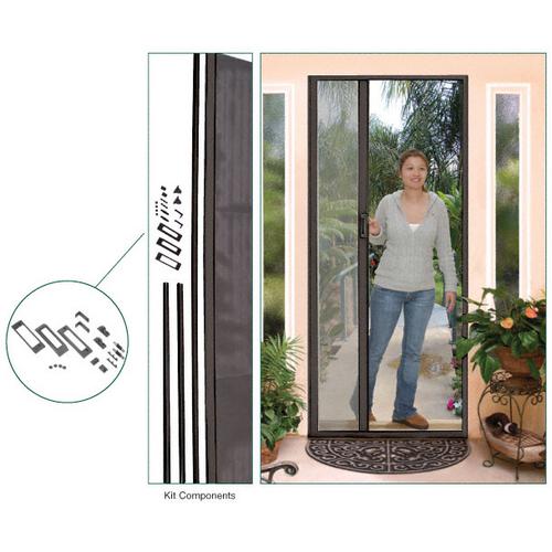 CRL ES88BRZ Bronze 84" Euro Retractable Screen Door Kit