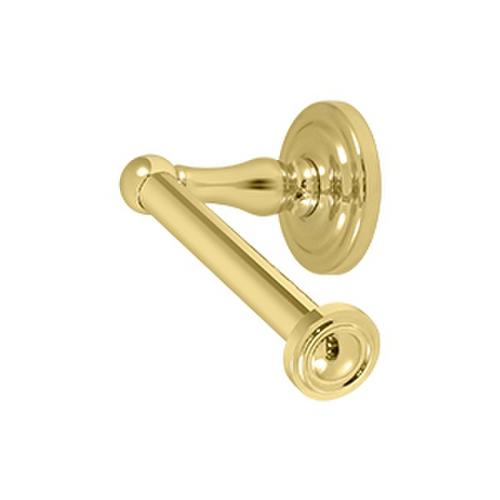 R-Series Toilet Paper Holder Single Post "L" Polished Brass