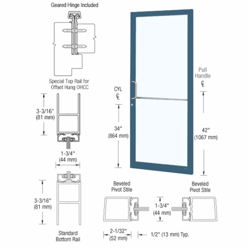 CRL-U.S. Aluminum DC21971 Custom KYNAR Paint Custom Single Series 250 ...